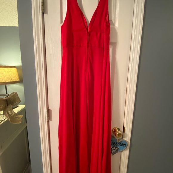 Red Long Dress | NWT | Premier Amour - Picture 3 of 3